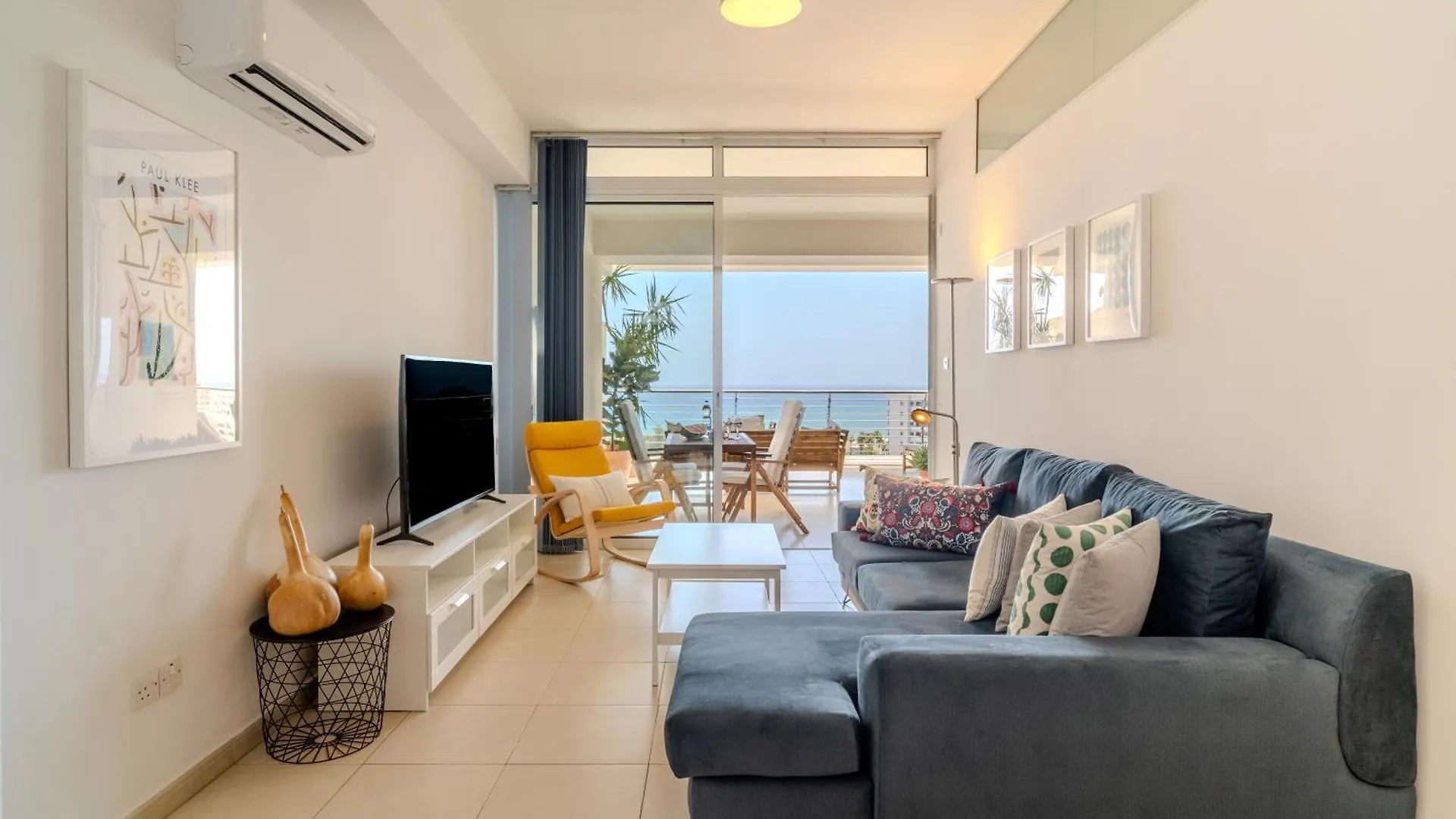 Amazing Sea And Marina View City Center 2Bdr Flat Ларнака 0*,